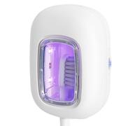 Jnchdghwa para Cepillo de Dientes UV con Luz UVC Dual - Estuche Desinfectante Portátil para Cepillos Eléctricos y Manuales