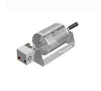 Jnchdghwa Parrilla Redonda para Barbacoa con Cilindro Rodante y Red Giratoria Automática para Barbacoa de Camping, Brochetas y Utensilios de Cocina Al Aire Libre.