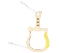 Jnchdghwa Percha Interactiva para Pájaros, Soporte de Madera Natural para Guitarra, Columpio para Pájaros para Trepar y Afilar Periquitos, Cacatúas y Guacamayos
