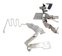 Jnchdghwa Prensatelas 4 en 1 para Máquina de Coser, de Acero Inoxidable, con Guía de Cordón, Prensatelas Integrado para Confección y Bordado, 24 Mm