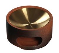 Jnchdghwa Quemador de Incienso de Aceite con Base de Vela de Incienso de Sándalo y Polvo de Café, Lámpara de Aromaterapia para Club Doméstico