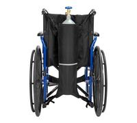 Jnchdghwa Soporte para Tanque de Oxígeno para Silla de Ruedas, Bolsa Portátil para Transportar Cilindros de D y E, Bolsa para Cilindro de Oxígeno y Correas Ajustables.