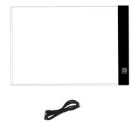 Jnchdghwa Tablero de Dibujo LED A5 para Niños: Tablero de Luz Regulable de 3 Niveles con Ajustes Ajustables, Herramienta de Escritura de Mesa.