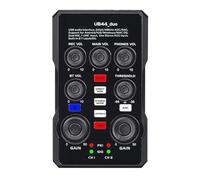 Jnchdghwa Tarjeta de Sonido Externa para Instrumentos Musicales Profesionales, Tarjeta de Sonido en, Consola de Mezcla de Audio para Podcast, Transmisión en, Karaoke, Grabación y Juegos.