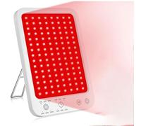 Jnchdghwa Terapia de Luz Roja para Rostro y Cuerpo, Panel de Luz Roja con Soporte Ajustable, Lámpara de Terapia de Infrarrojo Cercano de 660 Nm y 850 Nm