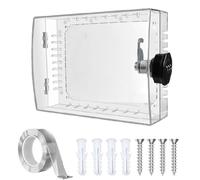 Jnchdghwa Termostato con Cerradura de Contraseña, Tapa Transparente, Termostato con Cerradura de Contraseña, Caja de Seguridad para el Hogar.