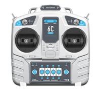 Jnchdghwa Transmisor Controlador MC6C Mini V2 2.4G 6CH con de Radio Receptor para Avión RC, Dron, Helicóptero Multirotor y