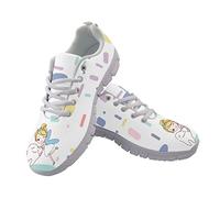 Jndtueit Unisex Womens Road Running Shoes Enfermera Dentist Walking Sneakers con Respaldo de Goma Air Mesh Zapatos Transpirables, Lindo diseño de Dibujos Animados