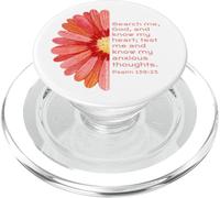 JNF, Anti Ansiedad, Dios es Bueno, Cristiano, Salmo 139:23 PopSockets PopGrip para MagSafe