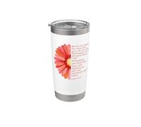JNF, Isaías 41 10, Fuerza para animarte en tiempos difíciles Vaso térmico de acero inoxidable de doble pared
