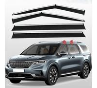 JNHGSHUAISDF Deflectores de Viento para automóviles Car Wind Deflectors for Kia Carnival KA4 2021+, Deflector Shield Side Window Sun Rain Guards Window Visor Rain Guards Stick-on Fitment