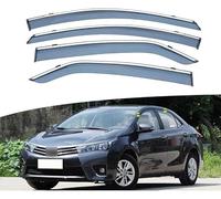 JNHGSHUAISDF Deflectores de Viento para automóviles Car Wind Deflectors for Toyota Corolla 2014-2018, Deflector Shield Side Window Sun Rain Guards Window Visor Rain Guards Stick-on Fitment