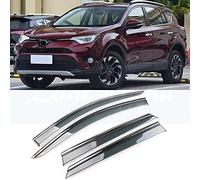 JNHGSHUAISDF Deflectores de Viento para automóviles Car Wind Deflectors for Toyota RAV4 2014 2015 2016 2017, Deflector Shield Side Window Sun Rain Guards Window Visor Rain Guards Stick-on Fitment