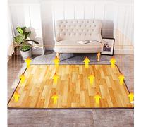 JNHWFDB Alfombrilla calefactora para Suelo, Almohadilla calefactora para pies, Calentador de pies Debajo del Escritorio, Alfombra calefactora eléctrica para Oficina y hogar, 100 x 150 cm