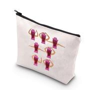 JNIAP Hot To Go - Bolsa de maquillaje rosa Pony Club, regalo de princesa del medio oeste, regalos calientes para llevar, bolsa de maquillaje rosa Pony Club, Pink People MB, Ajuste: