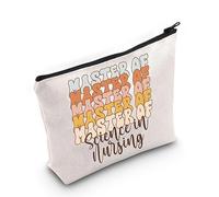 JNIAP Maestro de la ciencia en enfermería bolsa de maquillaje Maestro de la ciencia en regalos de enfermería Msn regalo de enfermería regalo de grado de enfermería, Maestro de la ciencia