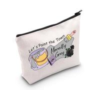 JNIAP Morally Grey Reader Gift Let's Paint the Town Morally Grey Bolsa de cosméticos Dark Romance Book Gift, Bolsa Let's Paint