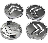 JNIGEL Coche Rueda Tapas Centrales para Citroen C2 C3 C4 C5 C1 Elysee Berling Xsara Picasso Saxo Cactus Ds3 Ds4 Ds6 60mm, Tapas Centro Cubo Coche, Tapa Central Rueda con Logo Coche Llanta Cubre,B