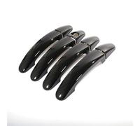 JNIGEL Cubierta para Manillas Puertas Exterior para Ford Kuga 2009-2016, Funda de Manija para Puerta de Coche, Manillas de Puertas Estuche Protector Sticker,Pitch Black 1 Hole