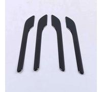 JNIGEL Cubierta para Manillas Puertas Exterior para Tesla Model 3 Model Y Model3, Funda de Manija para Puerta de Coche, Manillas de Puertas Estuche Protector Sticker,C Pitch Black