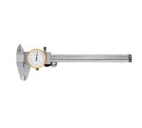 JNJOOD 1 PCS Calibradores de cuadrante a prueba de golpes de doble vía 150 Calibre de recorrido para la medición del diámetro 'Altura 0,02 mm Alta precisión