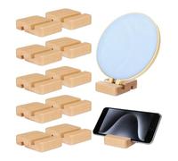 JNJOOD 10 soportes para bastidor de bordado, soporte para bastidor de bordado de madera, soporte para punto de para bastidor de bordado