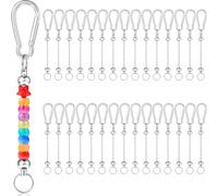 JNJOOD 30 piezas de soportes para cuentas vacías de metal bonitos suministros DIY para