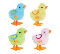 JNJOOD 4 paquetes de juguetes de peluche de carga de Pascua que saltan para los más pequeños, saltando para el pollito de Pascua