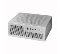 JNJOOD A09 HTPC Caja de Computadora Mini ITX Chasis de PC para Juegos Chasis de Escritorio USB3.0 Caja de Computadora Tipo C Caja de Computadora DoméStica Plata