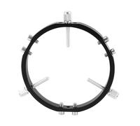 JNJOOD Anillos de Bloqueo para Guía de Astrofotografía de 3 Puntos para de Telescopio, Puntero Buscador de 130 mm, Color Negro
