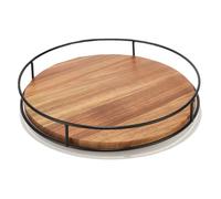 JNJOOD Bandeja giratoria para aperitivos y frutas, bandeja para aperitivos vintage para tartas
