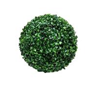 JNJOOD Bolas de boj artificiales verdes, bolas redondas, adornos para topiarios artificiales, decoración de mesa para el hogar al aire libre.