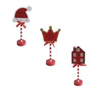 JNJOOD Cartel de calle de Navidad Luces Decorativas de Navidad Luces Ambientales de Mesa para Ventanas de Navidad de Madera