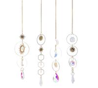 JNJOOD Colgante de luna con colgante para ventana de dormitorio
