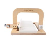 JNJOOD Cortador de jabón de madera, alambre de acero para producción manual de cortador de mantequilla, queso, rebanadora, regla profesional