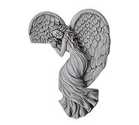 JNJOOD de la Puerta de Escultura de Pared Ornamento DecoracióN del Hogar del JardíN DecoracióN Secreta del Arte del de Las Hadas Manualidades de Regalo A