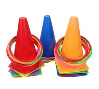 JNJOOD Divertido Juego de Lanzamiento de Anillos para Niños Lanzamiento Al Aire Libre de Círculos de Plástico Competición Interactiva Padre-Hijo Entrenamiento Sensorial