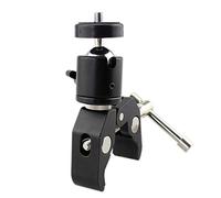 JNJOOD DSLR Abrazadera de Montaje en Trineo con Cabeza de Bola Abrazadera de Montaje de Bola con Cámara 1/4 Pulgadas -20 Adaptador de Trineo con Cabeza Un Trípode y Abrazadera