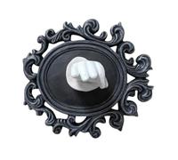 JNJOOD Estatua de Mano de Gótica de Halloween, Llaves de Pared para el Hogar, Colgador de Joyas, Escultura de Resina, Decoración de Halloween, Accesorios de Terror