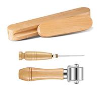 JNJOOD Juego de 4 rodillos para costura de mazo y herramienta de prensado para coser acolchados, juego de herramientas para acolchar para costura, de madera de , fácil instalación y fácil de usar