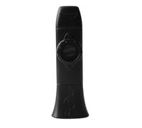 JNJOOD Kazoo Instrumento musical con membrana reemplazable para boquilla de soplado para guitarra, ukelele, violín, teclado de piano negro