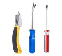 JNJOOD Kit de Herramientas para Quitar Grapas de Tapicería, Extractor de Grapas para Instalación de Sujetadores de Construcción para Muebles, Pisos, de Madera