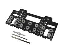 JNJOOD Kit de Plantilla de Hardware para Localizador de PunzóN de Paso Manija Gabinete, GuíA Taladro en Plantilla para Puerta CajóN de CarpinteríA, Herramienta de Montaje de Bricolaje-B