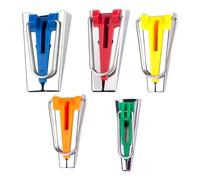 JNJOOD Kit para Hacer Cintas Al Bies (5 Tamaños: 1/4 Pulgadas, 3/8 Pulgadas, 1/2 Pulgadas, 3/4 Pulgadas y 1 Pulgada). Herramientas de Acolchado para Coser Telas y Acolchar.