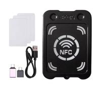 JNJOOD Lector/Copiadora de Tarjetas con Chip Inteligente RFID + Lector de Claves de Cifrado NFC + 3XUID Card IC Reader Duplicador de Clonación de Token RFID 13,56 MHz