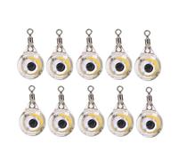 JNJOOD Mini lámpara para señuelos de pesca, lámpara para señuelos de emisión para calamares con forma de ojo en aguas profundas utilizada para atraer a los peces
