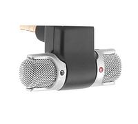 JNJOOD Mini micrófono de 3,5 mm micrófono estéreo portátil para teléfono micrófono de grabación para smartphone