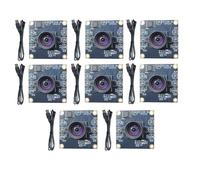 JNJOOD Módulo de cámara 100 grados 1 MP OV9732 1280 x 720 Driver USB gratuito a manual con de 2 metros para WinXP/7/8/10 (8 unidades)