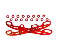 JNJOOD Para Patines de Hielo para Herramientas Deportivas Reforzadas y Durables y Accesorios para Patines de Hockey sobre Hielo para el Ocio, Grande Rojo