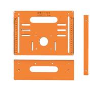JNJOOD Placa Guía de Baquelita para Base de, Accesorio para Banco de Carpintería, para Placa Inferior de Riel Guía de Ajustable.